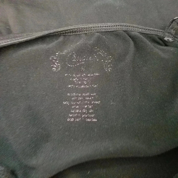 Candie's Tank Top Small Women's Black Shirred Bust - Picture 3 of 3